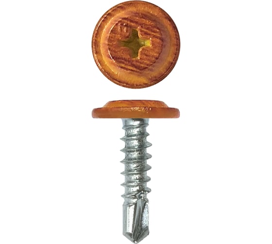 Саморез Daxmer пшс м 4,2x16 500 шт., орех 346322 1