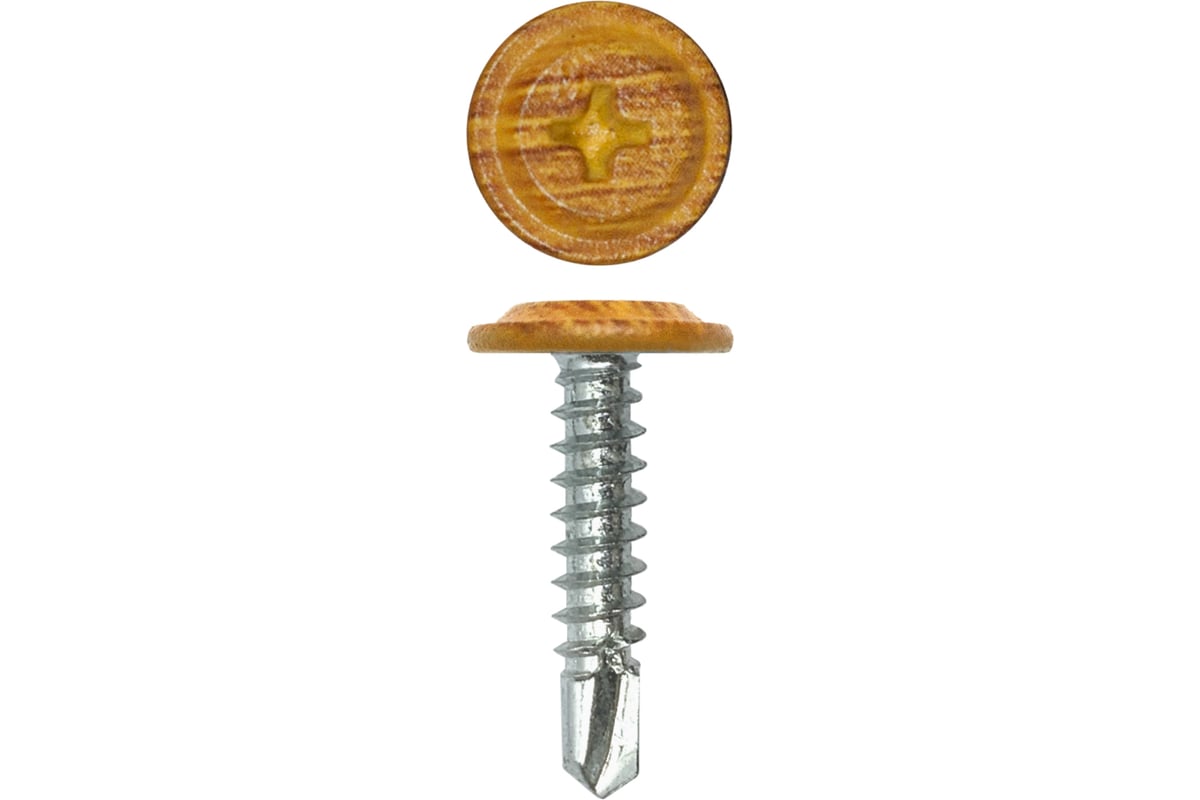 Саморез Daxmer пшс м 4,2x19 500 шт., золотой дуб 346318 - выгодная цена ...