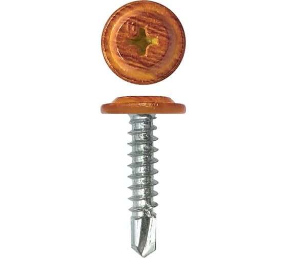 Саморез Daxmer пшс м 4,2x19 500 шт., орех 346319