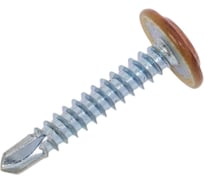 Саморез Daxmer с прессшайбой ПШС 4,2x25 сверло Орех 500 шт 00000346314