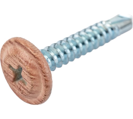 Саморез с прессшайбой Daxmer ПШС 4,2x25 500 шт., сверло, сосна 00000346315
