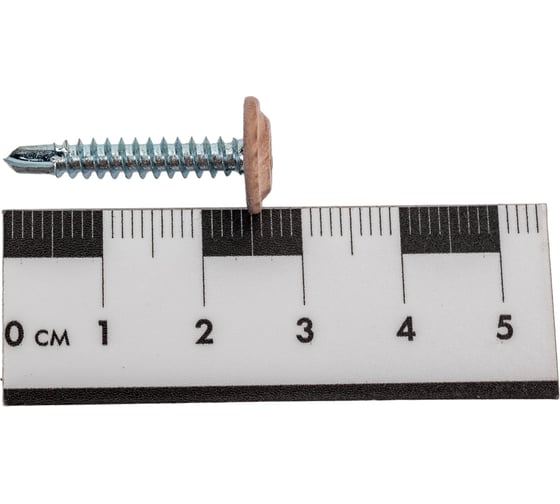 Саморез с прессшайбой Daxmer ПШС 4,2x25 500 шт., сверло, сосна 00000346315