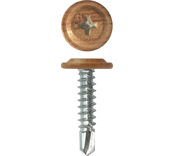Саморез с прессшайбой Daxmer ПШС 4,2x25 500 шт., сверло, сосна 00000346315