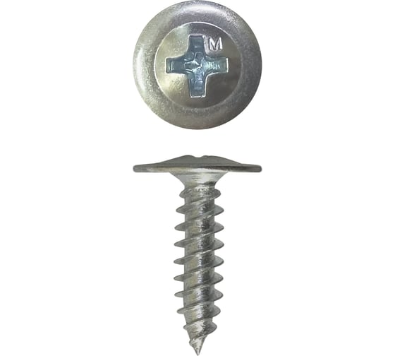 Саморез с прессшайбой Daxmer пш 4,2x16 цинк, 15 кг, усиленный, острый 381582