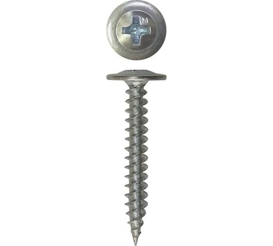 Саморез с прессшайбой Daxmer пш 4,2x32 цинк, 15 кг, усиленный, острый 395590