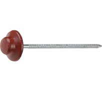 Гвоздь для битумного еврошифера STARFIX 2.5x70, красный, квадратный, 100 штук SM-46031-100