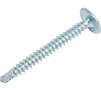 Саморез КВАДРА пресс-шайба, со сверлом, 4.2x38, цинк, 10 шт. 420384081210