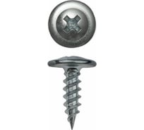 Саморез КВАДРА пресс-шайба, острый конец, 4.2x32, цинк, 10 шт. 420321010812