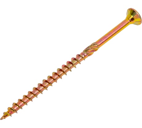 Саморезы по дереву КРЕП-КОМП потайные, Torx, 3,5х60 мм, 200 шт., желтые сдт3560