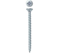 Универсальный саморез Rizzel Pz 3,0x40 белый цинк 12000 шт 00-00464179