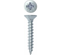 Универсальный саморез Rizzel Pz 4,0x25 белый цинк 12000 шт 00-00464369