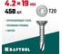 Нержавеющие саморезы KRAFTOOL DS-C с потайной головкой, 19x4.2 мм, 450 шт. 300932-42-019 2