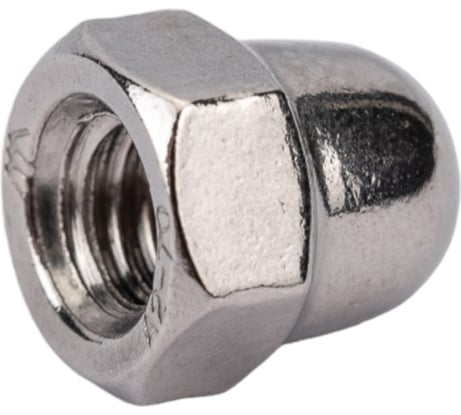 Колпачковая гайка КРЕП-КОМП нержавейка А2, DIN 1587, М6, 50 шт. гкн6мф