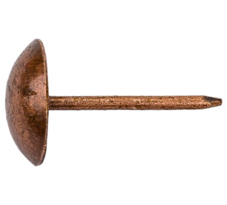 Мебельный гвоздь Локри 1,2x20, медь, 100 шт. ГМ медь