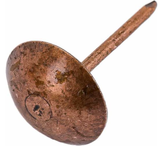 Мебельный гвоздь Локри 1,2x20, медь, 100 шт. ГМ медь