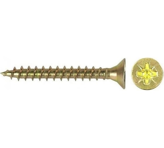 Универсальный потайной саморез ЦКИ 5x70 ЦЖ, Pz2, 50 шт. 76384