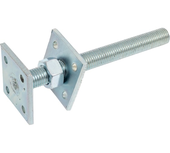 Регулировочный анкер Lucky Guy 50x50x5,0 мм, лифт со шпилькой М16, Н=150 500 06 5050 М16 150 0 1