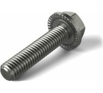 Болт с фланцем ЦКИ DIN 6921, М5x8, рифленый, 8.8, Ц, уп. 50 шт. 53409