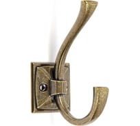 Мебельный крючок BOYARD gerald k216ab.8 старинная латунь 102311