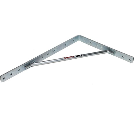Узкий кронштейн с упором Lucky Guy 200x300x20x4,0 мм, цинк 650 03 Т8 200300 0