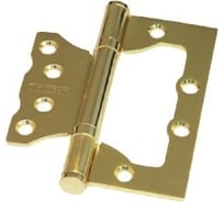 Накладная петля PALIDORE 100х75х2,5 2ВВ SB ARSENAL, золото матовое 98760425