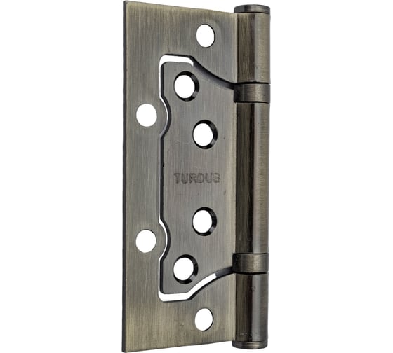 Накладная петля PALIDORE 100х75х2,0 2ВВ AB TURDUS, бронза 98760072 1