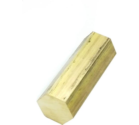 Латунный пруток HG ЛС59-1, шестигранный, S17, длина 50 мм 4960516 1