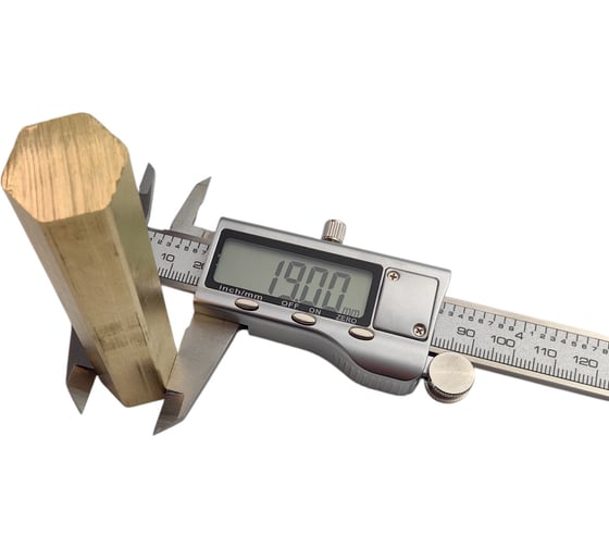 Латунный пруток HG ЛС59-1, шестигранный, S19, длина 100 мм 4960547