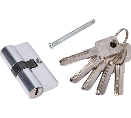 Цилиндр PALIDORE алюмин. А 60 PC (ключ/ключ, хром блестящий) TURDUS 98760949