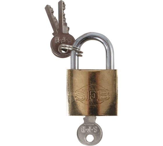 Навесной хромированный замок 63мм FIT DIY 67125 1