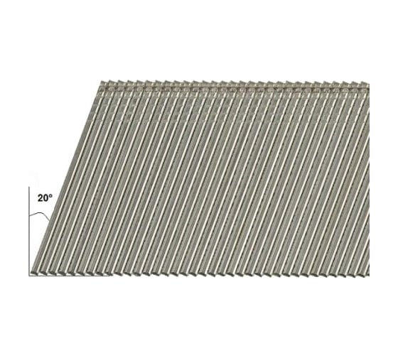 Штифты SK64-20 G для гвоздезабивателя GSK 18 V-LI 2000 шт. (50х2,8х1,35 мм) Bosch 2608200531 1