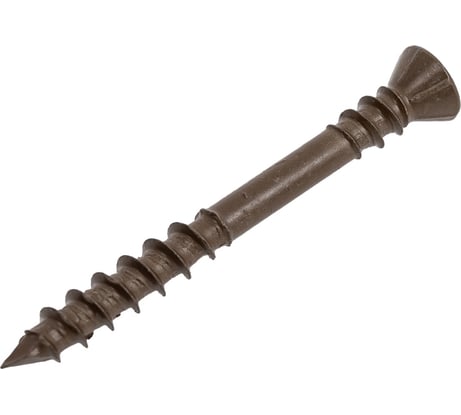 Отделочный саморез 4.0Х40 Ruspert 1000 потайной T15, цвет коричневый, 200 шт. Гвозdeck 20994040ECTXWG4