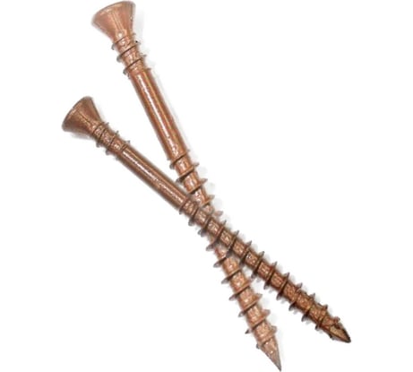 Отделочный саморез 4.0Х60 Ruspert 1000 потайной T15, цвет коричневый, 200 шт. Гвозdeck 20994060ECTXWG3