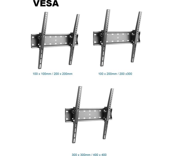 Наклонный кронштейн TRESS черный, 32-55 дюймов WM-3044T WM 3044T