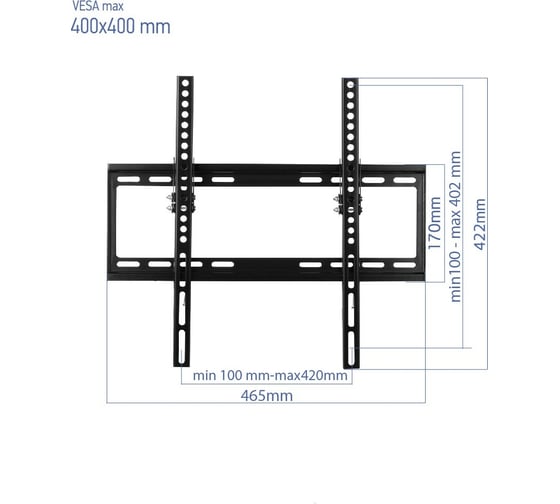 Наклонный кронштейн Godigital dr mounts черный 32"-55" KL 4040T