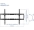 Наклонный кронштейн Godigital dr mounts черный 37"-70" KL 4060T 3