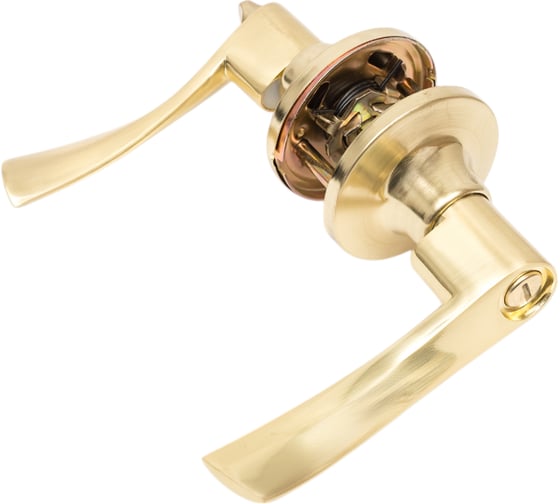 Ручка с защелкой-кноб PALIDORE Arsenal 860 SB BK, золото матовое 98760453