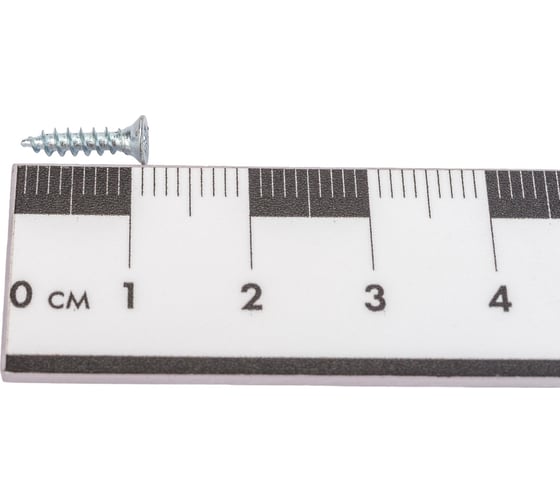 Саморез КРЕП-КОМП белый цинк, POZY, 2,5x12, 500 шт. бд2512мф