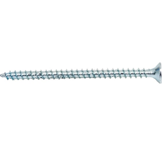 Саморез КРЕП-КОМП белый цинк, POZY, 3x45, 80 шт. бд345мф