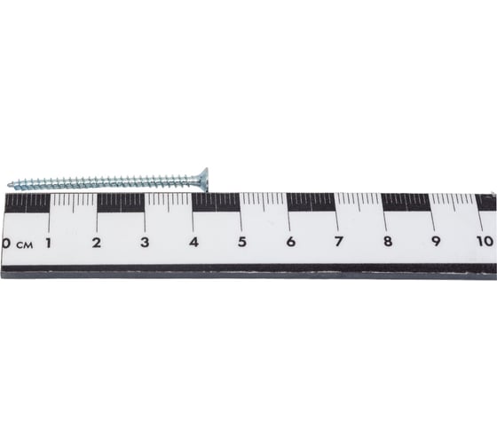 Саморез КРЕП-КОМП белый цинк, POZY, 3x45, 80 шт. бд345мф