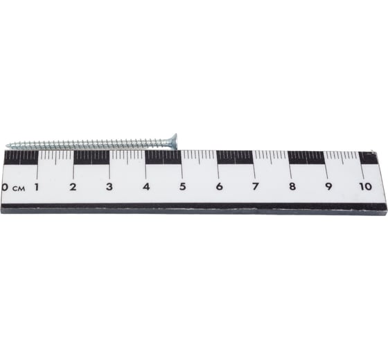 Саморез КРЕП-КОМП белый цинк, POZY, 3x50, 80 шт. бд350мф