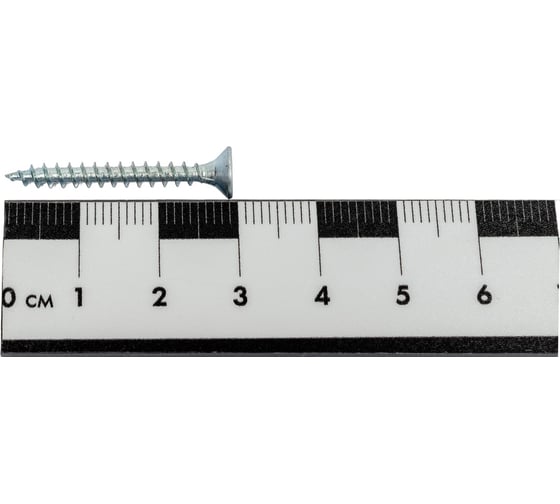 Саморез КРЕП-КОМП белый цинк, POZY, 3,5x30, 100 шт. бд3530мф
