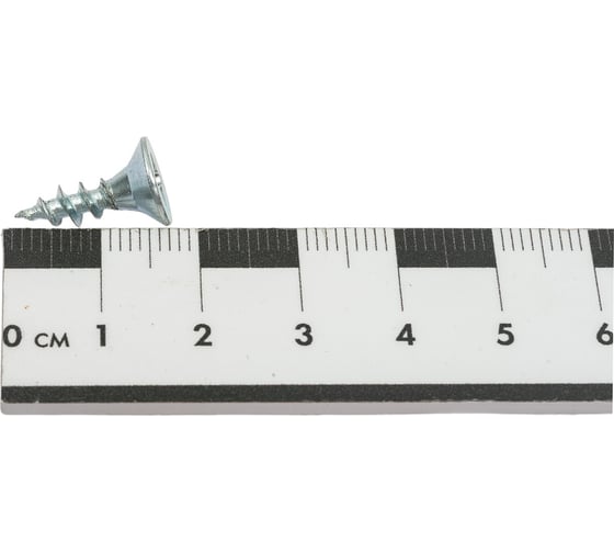Саморез КРЕП-КОМП белый цинк, POZY, 5x16, 100 шт. бд516мф