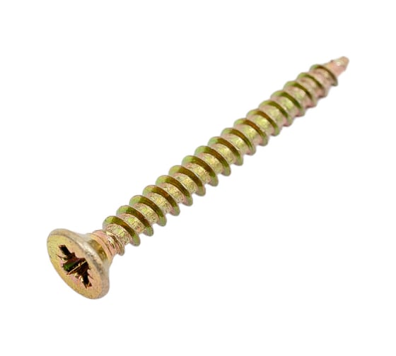 Саморез КРЕП-КОМП желтый цинк, POZY, 2,5x25, 200 шт. жд2525мф