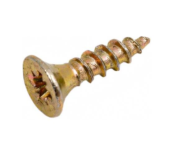 Саморез КРЕП-КОМП желтый цинк, POZY, 3x12, 500 шт. жд312мф