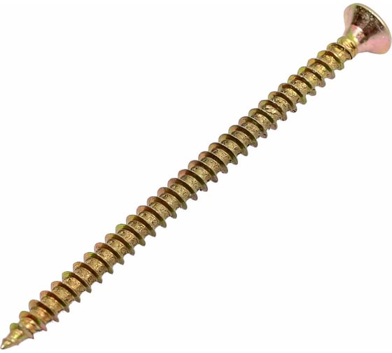 Саморез КРЕП-КОМП желтый цинк, POZY, 3x50, 80 шт. жд350мф