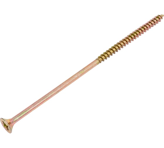 Саморез КРЕП-КОМП желтый цинк, POZY, 6x150, 5 шт. жд6150мф