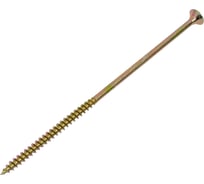 Саморез КРЕП-КОМП желтый цинк, POZY, 6x160, 5 шт. жд6160мф