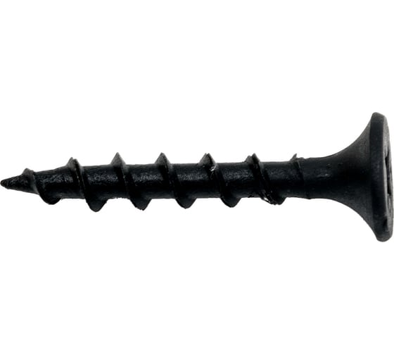 Усиленный саморез по дереву КРЕП-КОМП черный, 3,5x25 KENNER, 1,5 кг чд25тф
