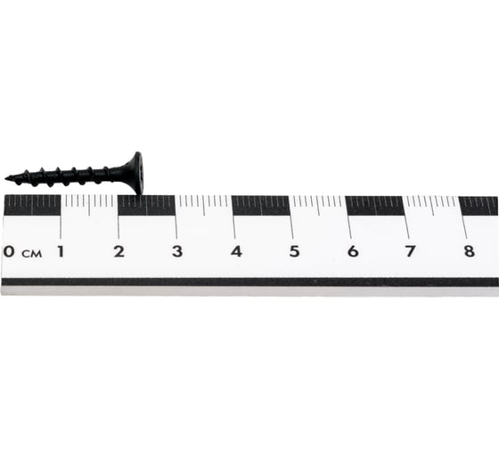 Усиленный саморез по дереву КРЕП-КОМП черный, 3,5x25 KENNER, 1,5 кг чд25тф